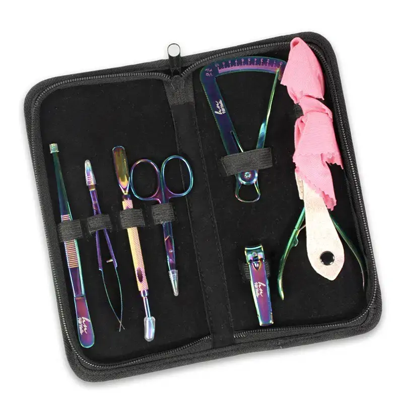 Étui Kit Outils Nail Designer Pro 7 Pièces