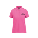 Women's Pink Polo - L