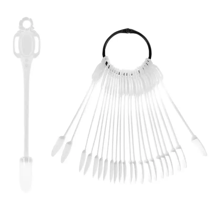 Porte-Échantillon 24 Tips en Anneau Oval Clear - Md.