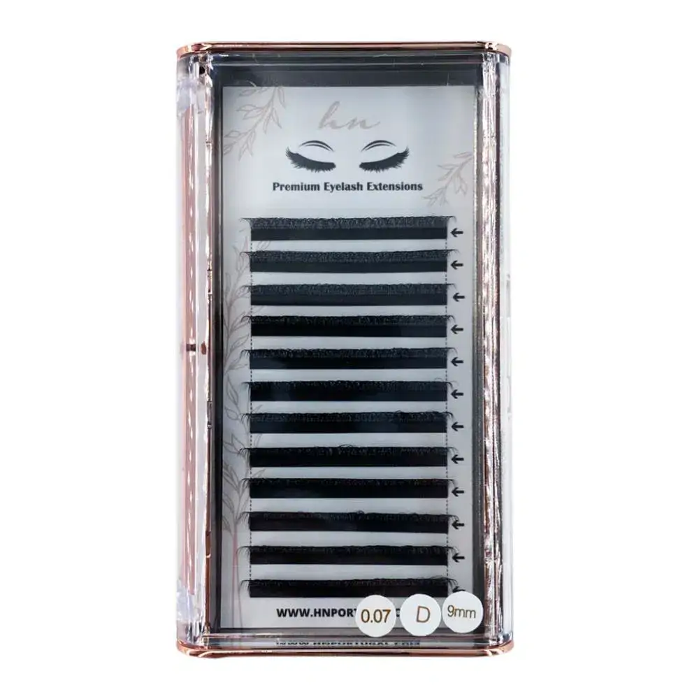 Cils 3D/Russes D 0,07mm 9mm - Type W