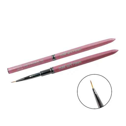 [U.P.009] Pinceau Nail Art avec Capuchon 7mm