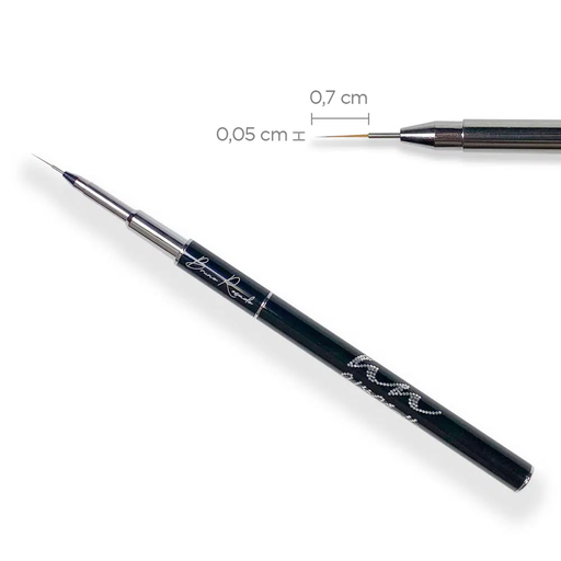 [U.P.013] Pinceau Nail Art Extra Fin by Bruno avec Capuchon