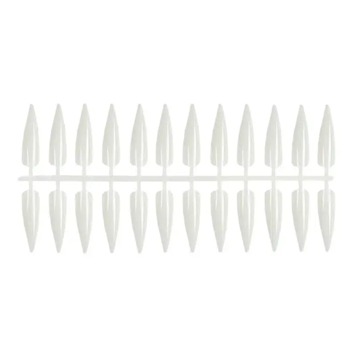 [U.TM.008] Tips pour Nail Art "Stiletto" Naturel en Bande 120pcs