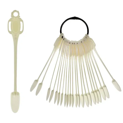 [U.MOS.008] Porte-Échantillon 24 Tips en Anneau Oval Natural - Md.