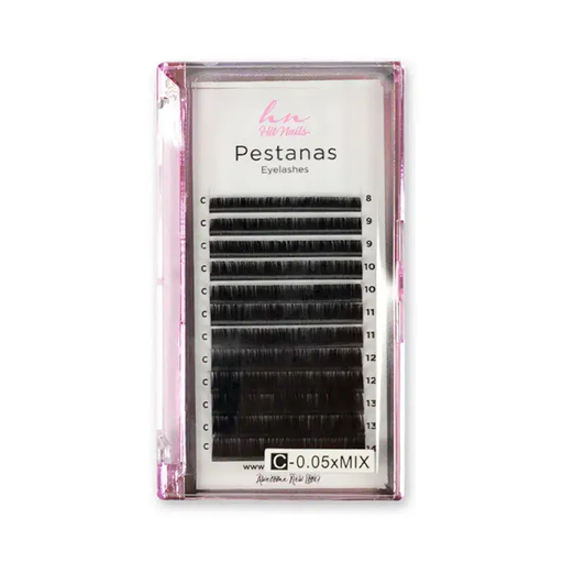 [P.3D.007] Cils 3D/Russes C 0,05mm Mix en Boîte 12 Rangées