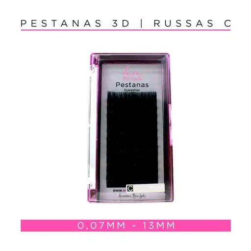[P.3D.015] Cils 3D/Russes C 0,07mm 13mm