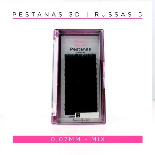 [P.3D.042] 3D/Russian D Lashes 0.07mm Mix