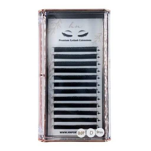 [P.VE.007] Cils 3D/Russes D 0,07mm 9mm - Type W