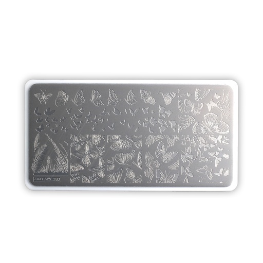 [NA.STP.001] Plaque de Stamping Papillons 01